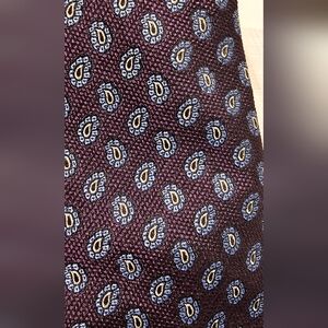 NWOT-Ermenegildo Zegna Purple and Blue Men's Tie.    B- 38